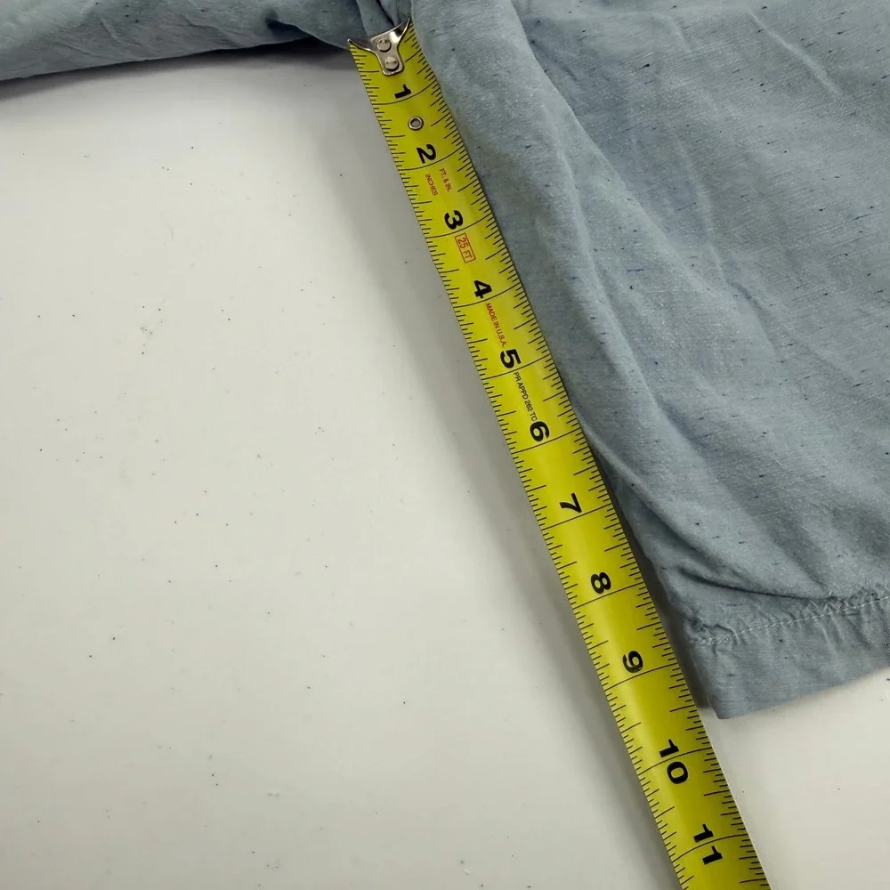 Quiksilver Mens Shorts Blue‎ Heathered Cotton Blend Walk Casual Size 36